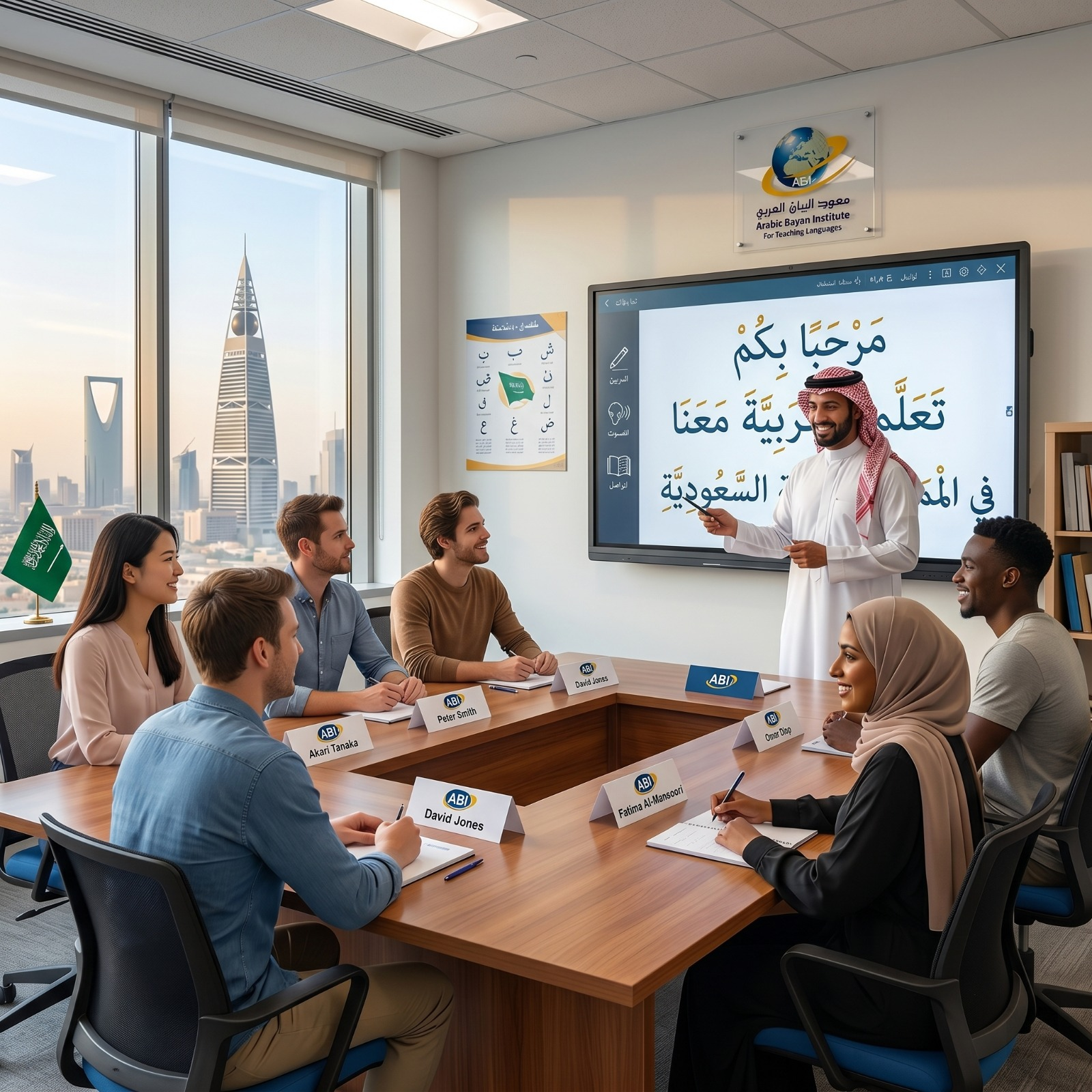 تعليم العربية لغير الناطقين بها في السعودية